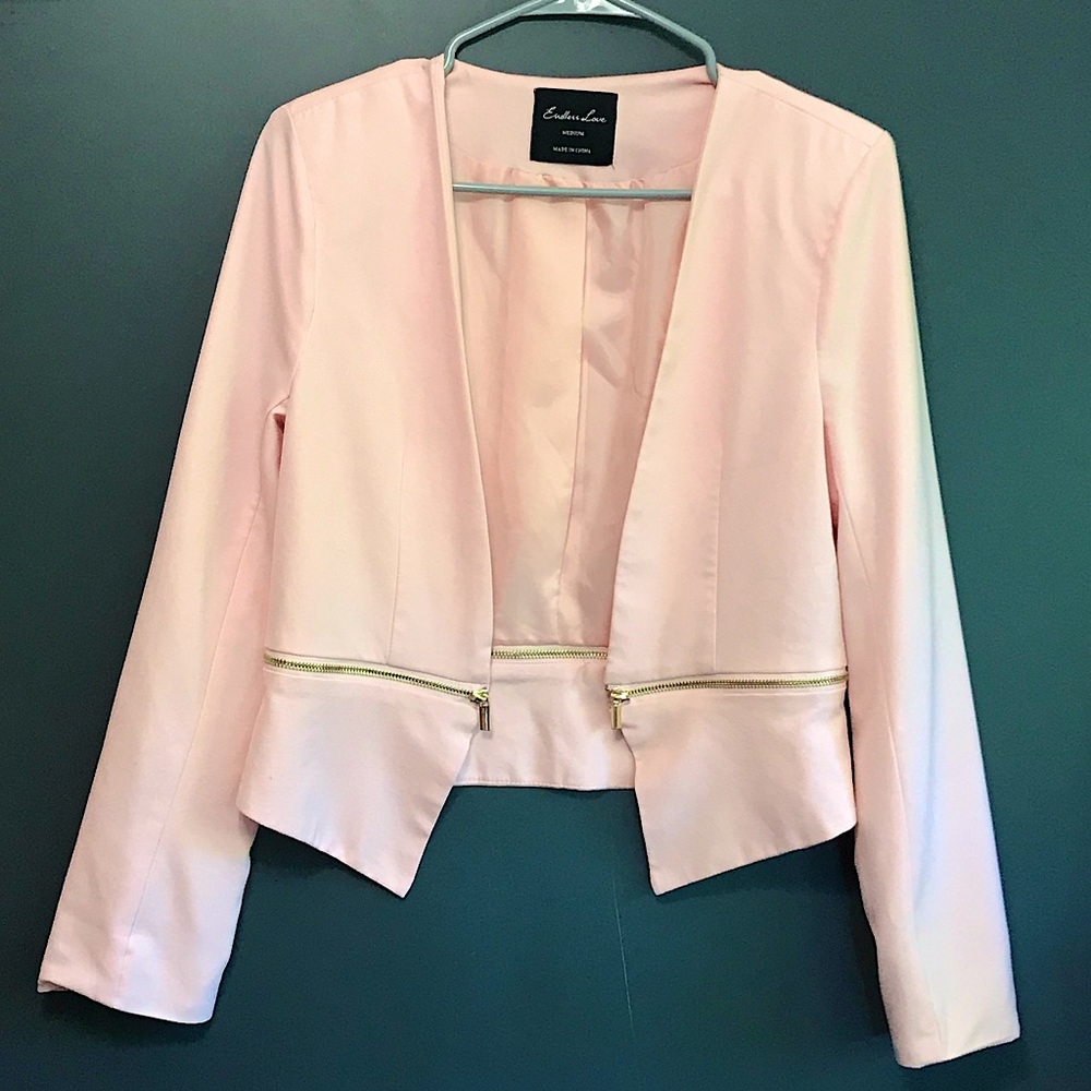 Blush Pink Blazer